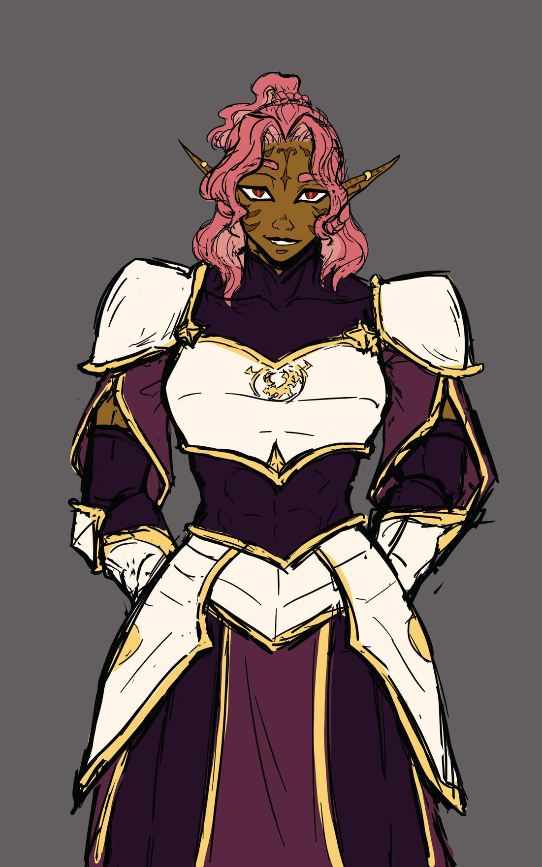 Half Body (Colored Sketch)