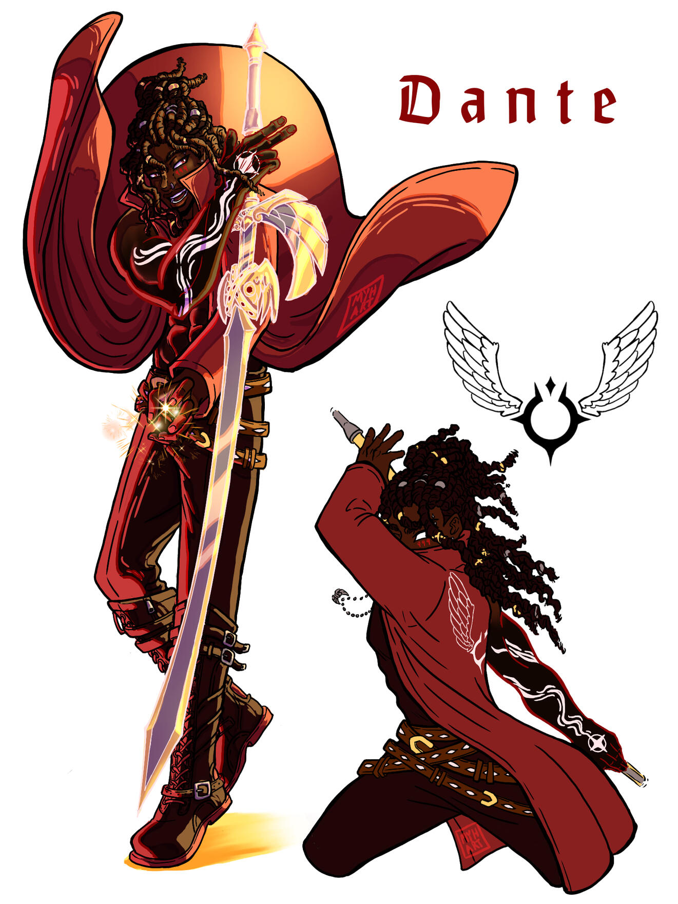 Full Body (full render, 1 Intricate prop), Half Body (flat color)